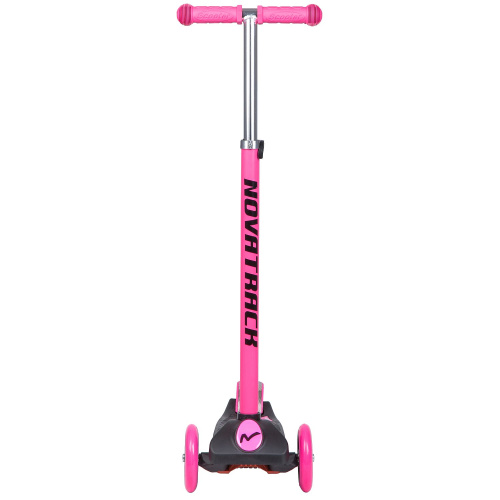 Самокат-кикборд Novatrack Rainbow Start (2018), розовый