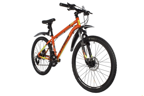 Велосипед STINGER ELEMENT 24" (2022), рама 14" (130-155 см), оранжевый