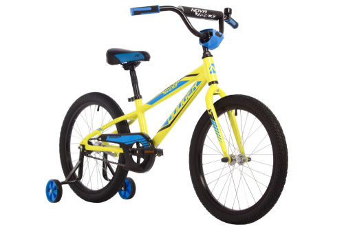 Велосипед Novatrack Dodger 20" (2024) (110-130 см), зеленый
