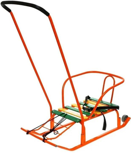 Санки детские Ника "Тимка 5 комфорт", Т5К, оранжевый