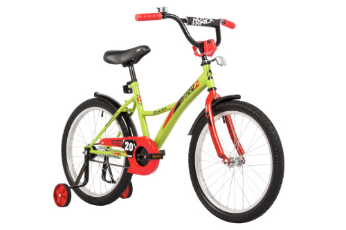 Велосипед Novatrack Strike 20" (2022) (110-130 см), зеленый