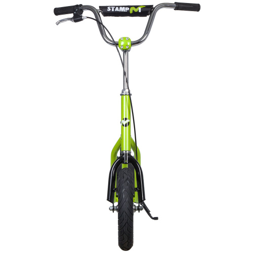 Самокат внедорожный Novatrack Stamp N1 12" (2018), зеленый