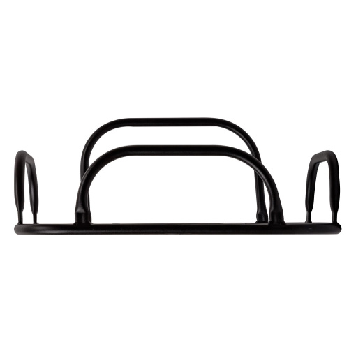 Багажник-платформа с крепежем на задний багажник, сталь, черный