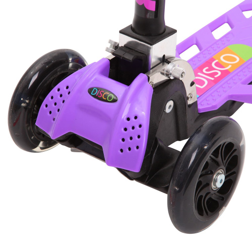 Самокат Novatrack Disco, фиолетовый