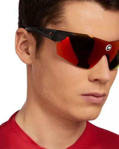 Очки ASSOS EYE PROTECTION Skharab National Red