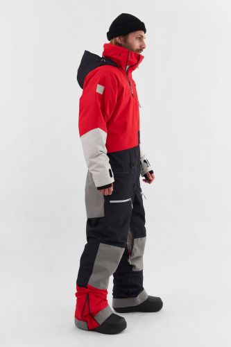 Комбинезон мужской CoolZone ROME, черный-красный