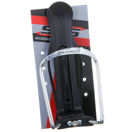 Флягодержатель STG, алюминиевый, черный