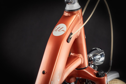 Велосипед CUBE ELLA Ride 28" (2021), рама 49 см (155-165 см), оранжевый