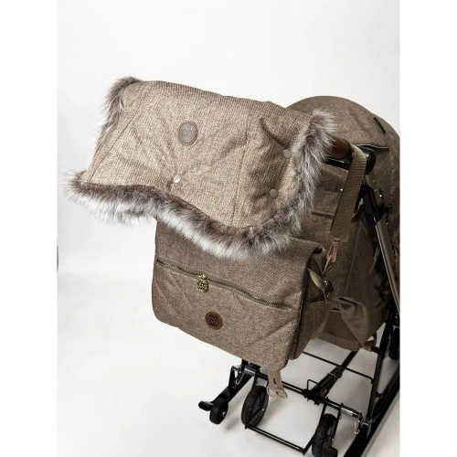 Коляска комбинированная НИКА Joy every day1, бежевый с мишками, J1/3