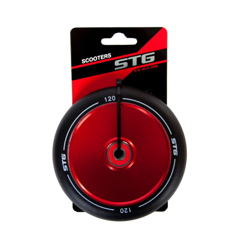 Колесо для трюкового самоката 120 мм с алюминиевым ободом, ABEC-11