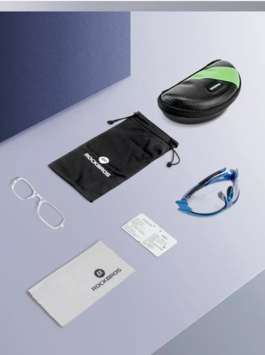 Очки велосипедные ROCKBROS, цвет оправы - хамелеон, всепогодные, RB_10069