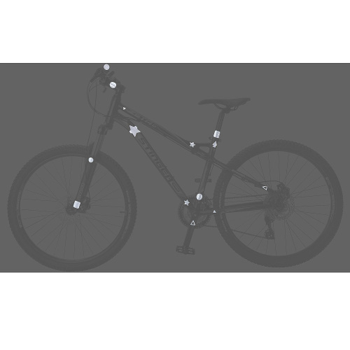 Светоотражатель  комлект наклеек "Фигуры".