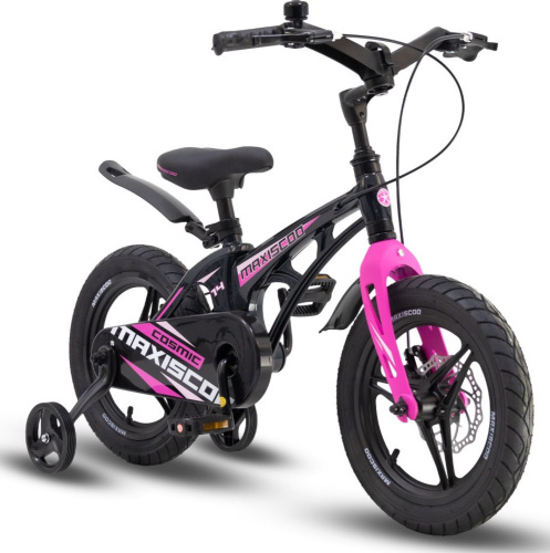 Велосипед Maxiscoo Cosmic Делюкс 14" (2024) (98-110 см), черный